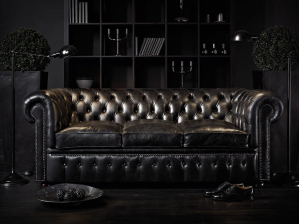 CHESTERFIELD, canapé 2pl.