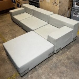 KARTELL Canapé modulable 2-3-4 pl. + méridienne